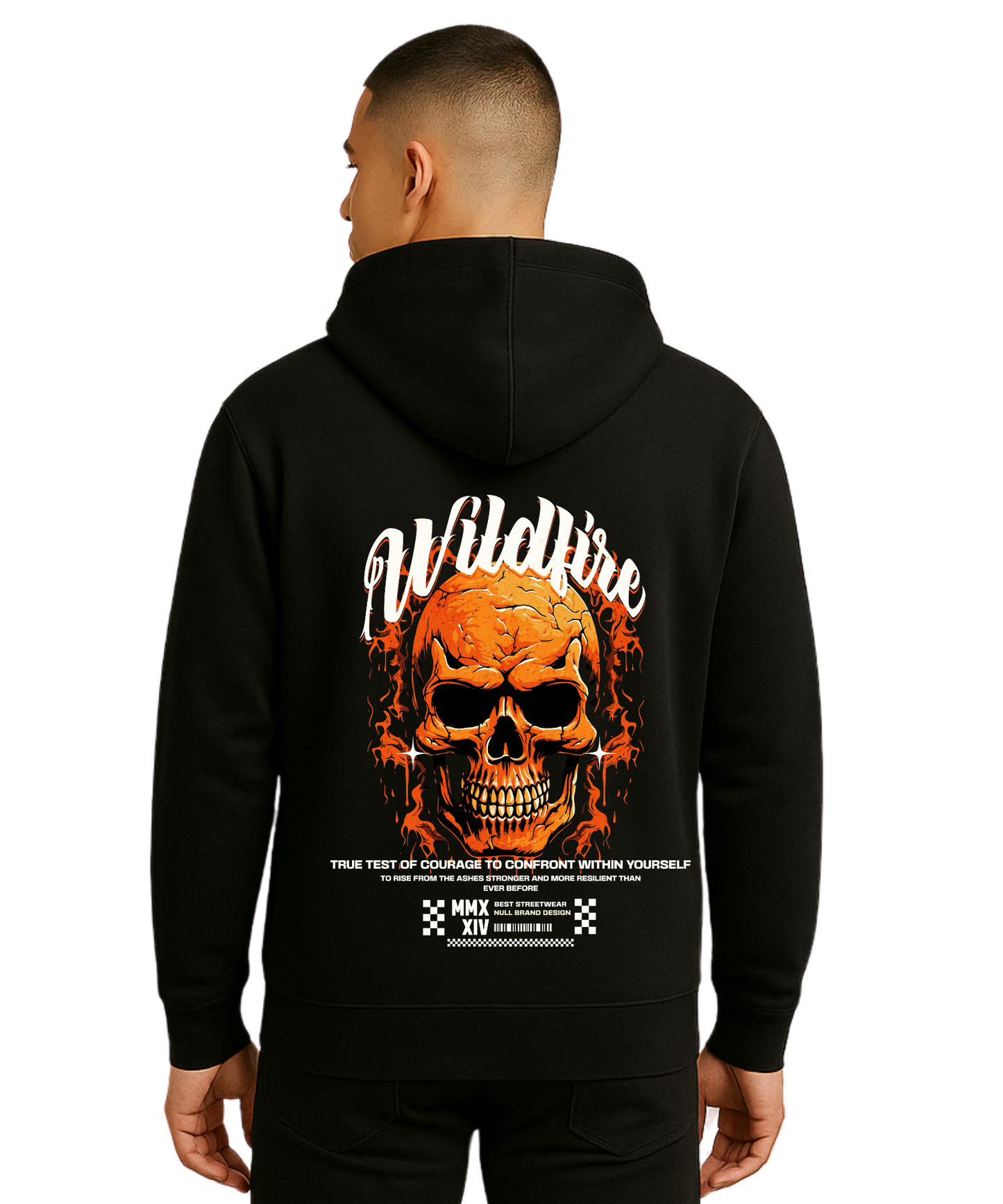 Wildfire Skull Hoodie