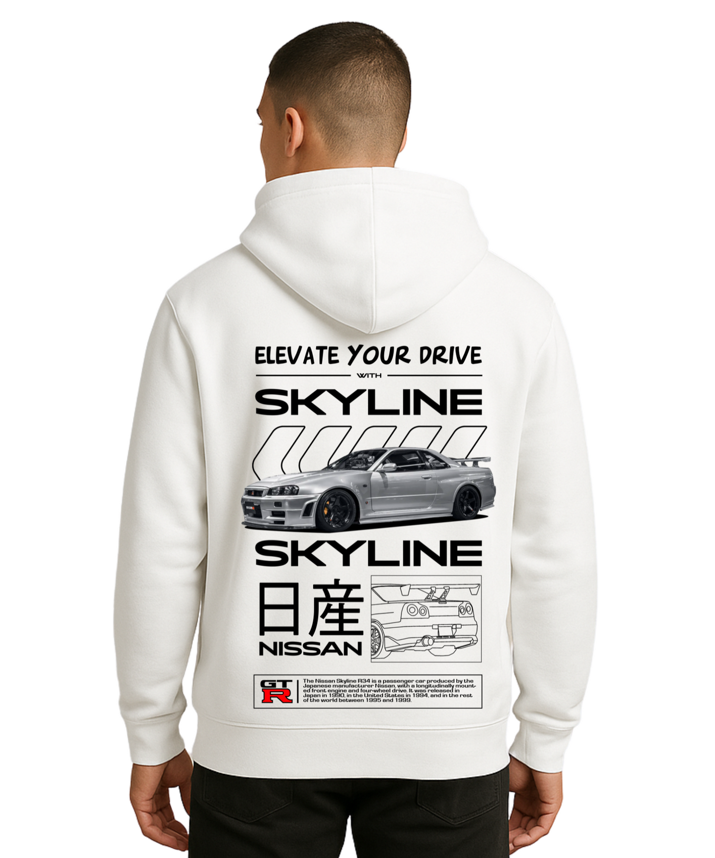 Skyline GT-R R34 Hoodie
