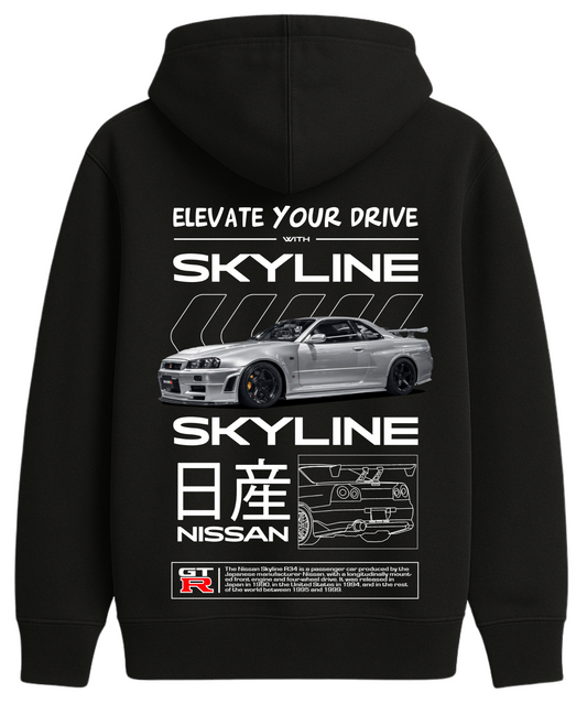 Skyline GT-R R34 Hoodie